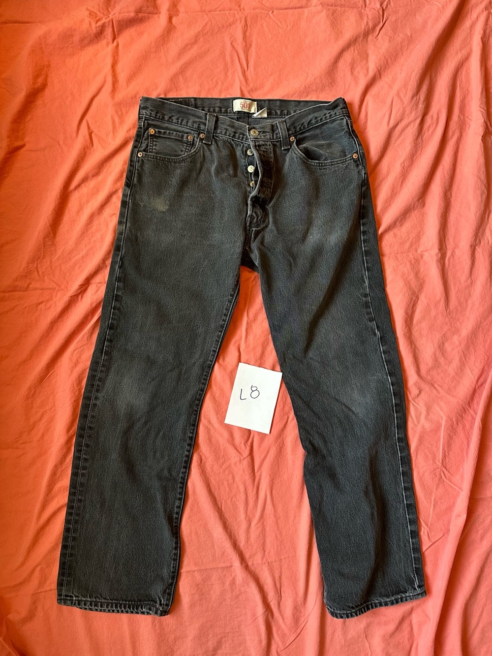 Levi's Black Wash 501 vintage